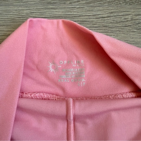 OFFLINE By Aerie Pink Tint High Rose Tiebreaker Pleated Mini Tennis Skort - Picture 9 of 11